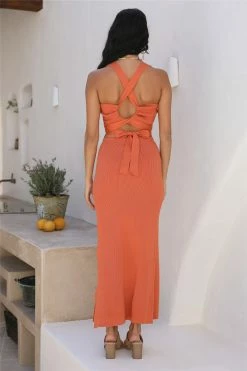 Hello Molly Skirts Dare To Be Maxi Skirt Orange
