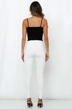 Hello Molly Breathe Again Pants White