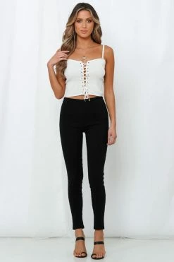 Hello Molly Breathe Again Pants Black