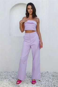 Hello Molly First Move Crop Purple