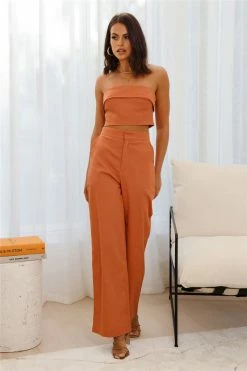 Hello Molly First Move Pants Rust