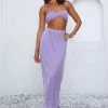 Hello Molly Balancing Act Maxi Skirt Purple