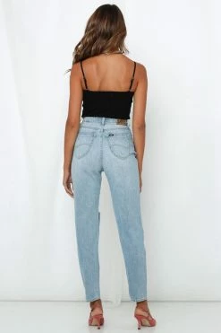 Outlet β LEE High Mom π Jeans Oxy Destruct β 11 LEE High Mom Jeans Oxy Destruct