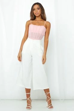 Hello Molly Slip Away Culottes White