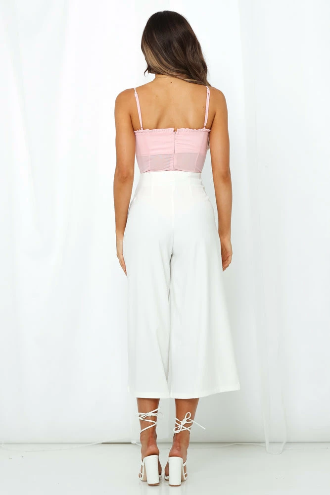 Buy π Hello Molly Slip Away Culottes White π 6 Hello Molly Slip Away Culottes White
