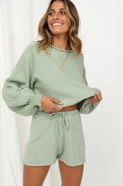 Hello Molly Flight Mode Shorts Sage