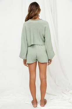 Hello Molly Flight Mode Shorts Sage