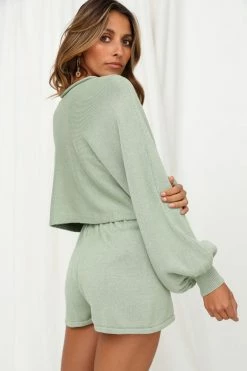 Hello Molly Flight Mode Shorts Sage