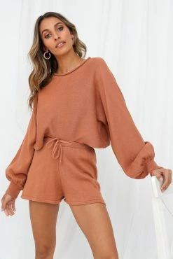 Hello Molly Flight Mode Shorts Tan