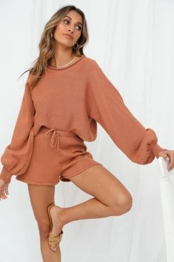 Hello Molly Flight Mode Shorts Tan