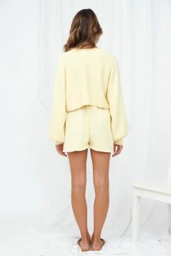 Hello Molly Flight Mode Shorts Yellow