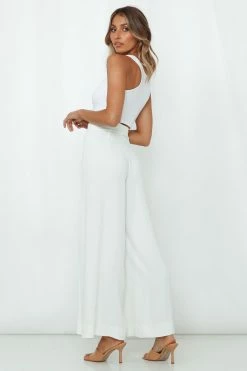 Hello Molly Poor Little Hearts Pants White