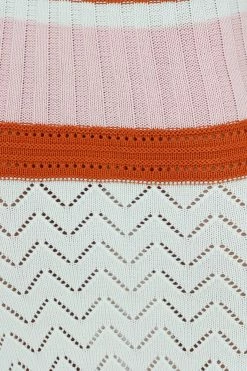 Hello Molly Skirts Love These Vibes Midi Skirt Orange