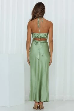 Hello Molly My Lookbook Maxi Skirt Green Skirts