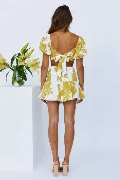 Hello Molly Skirts Sunkissed Smiles Skirt Mustard