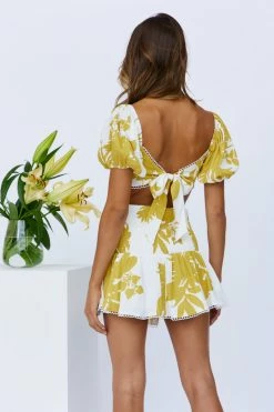 Hello Molly Skirts Sunkissed Smiles Skirt Mustard