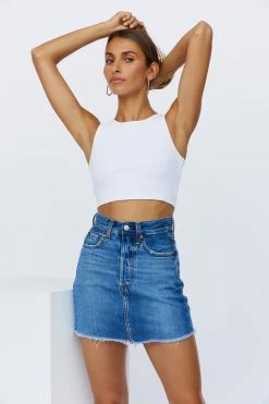 New β¨ Levi's LEVIS Ribcage π Skirt Noe Starter Blue β€οΈ 10 Levi's LEVIS Ribcage Skirt Noe Starter Blue