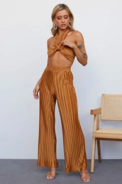 Hello Molly Set Heart Pants Bronze