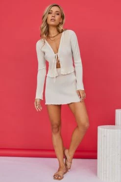 Hello Molly Skirts Ms Cher Skirt Cream