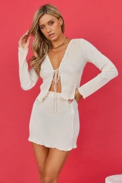 Hello Molly Skirts Ms Cher Skirt Cream