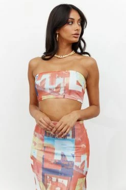 Hello Molly Sets & Co-ords Got Wild Thoughts Crop Multi