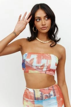 Hello Molly Sets & Co-ords Got Wild Thoughts Crop Multi