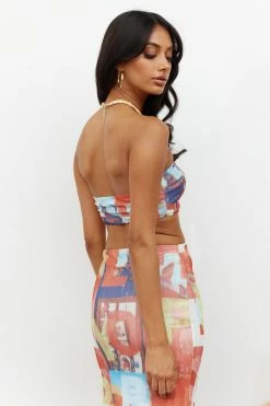 Hello Molly Sets & Co-ords Got Wild Thoughts Crop Multi