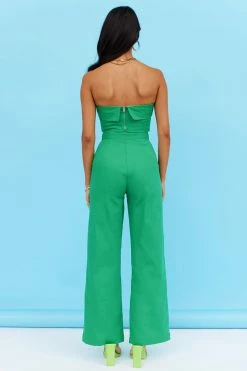 Hello Molly Sets & Co-ords First Move Crop Green