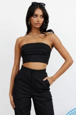 Hello Molly First Move Crop Black Sets & Co-ords