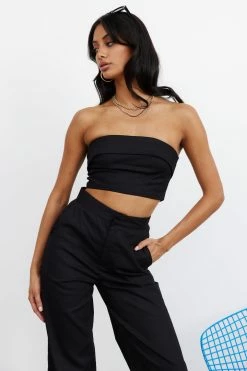 Hello Molly First Move Crop Black Sets & Co-ords