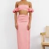 Hello Molly Skirts My Love Dive Maxi Skirt Pink