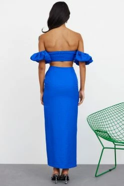 Hello Molly My Love Dive Crop Blue