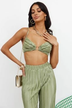 Hello Molly Loco Baby Crop Green