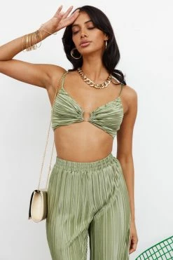Hello Molly Loco Baby Crop Green