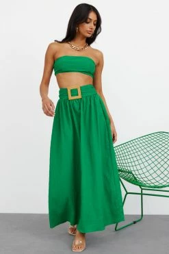 Hello Molly Iconic Revival Maxi Skirt Green Sets & Co-ords