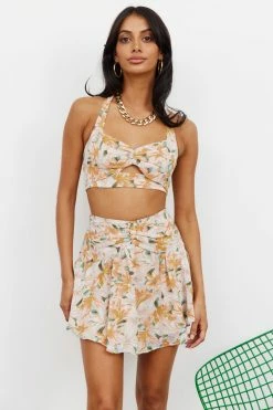 Hello Molly First Class Crop Orange Sets & Co-ords