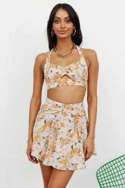 Hello Molly First Class Crop Orange Sets & Co-ords