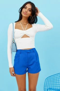 RUNAWAY Amity Shorts Royal Blue