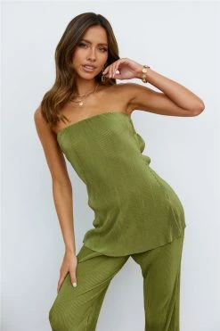 Hello Molly Cover Girl Pants Olive