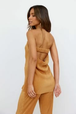 Hello Molly Cover Girl Top Orange Sets & Co-ords