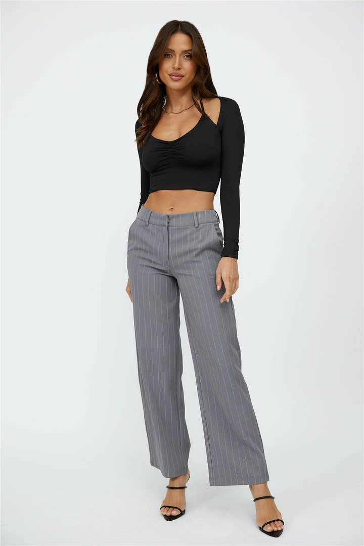 Outlet π₯ Hello Molly Taking Time Crop Black π₯ 6 Hello Molly Taking Time Crop Black