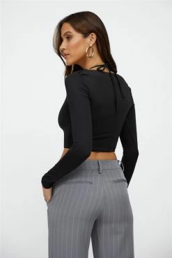 Outlet π₯ Hello Molly Taking Time Crop Black π₯ 14 Hello Molly Taking Time Crop Black