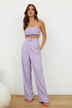 Hello Molly Blind Love Crop Lilac Sets & Co-ords