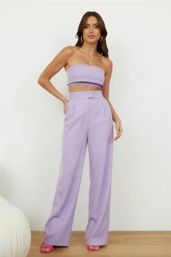 Hello Molly Blind Love Crop Lilac Sets & Co-ords