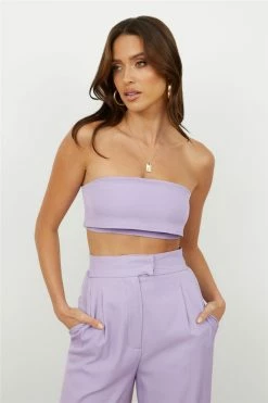 Hello Molly Blind Love Crop Lilac Sets & Co-ords