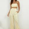 Hello Molly Blind Love Pants Pale Yellow