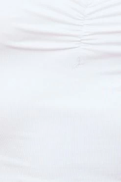 Hello Molly Taking Time Crop White Sets & Co-ords