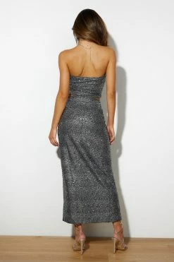 Hello Molly Magic Love Midi Skirt BLACK