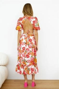 Hello Molly Vacay Mode Midi Skirt Pink Skirts