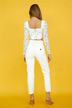 Jeans ABrand A 94 High Slim Stone White